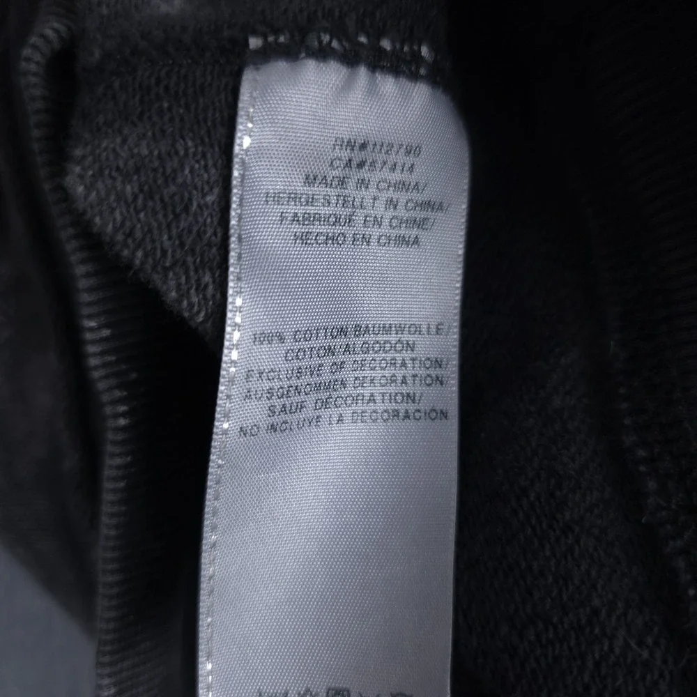 True Religion Distressed‎ Hoodie Mens Medium Gray Pullover Sweatshirt Grunge Y2K